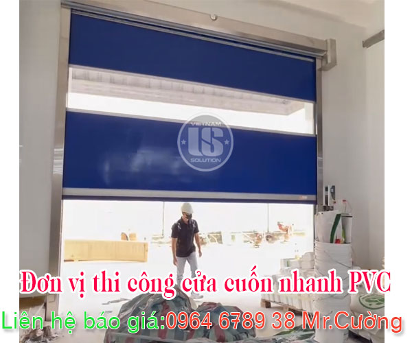 Đơn vị thi công cửa cuốn nhanh PVC tại Vũng Tàu 2