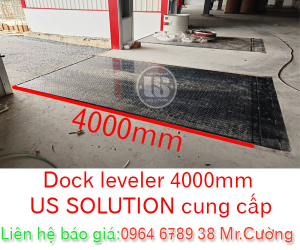 Dock leveler lớn 4000mm bên US SOLUTION cung cấp