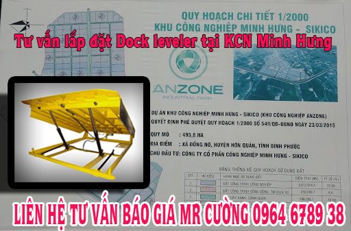 Tư vấn lắp đặt Dock leveler KCN Minh Hưng Bình Phước