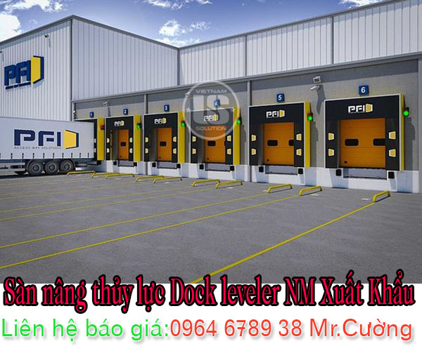 Sàn nâng thủy lực cho NM Xuất khẩu