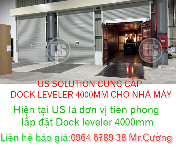 US SOLUTION cung cấp Dock leveler 4000mm